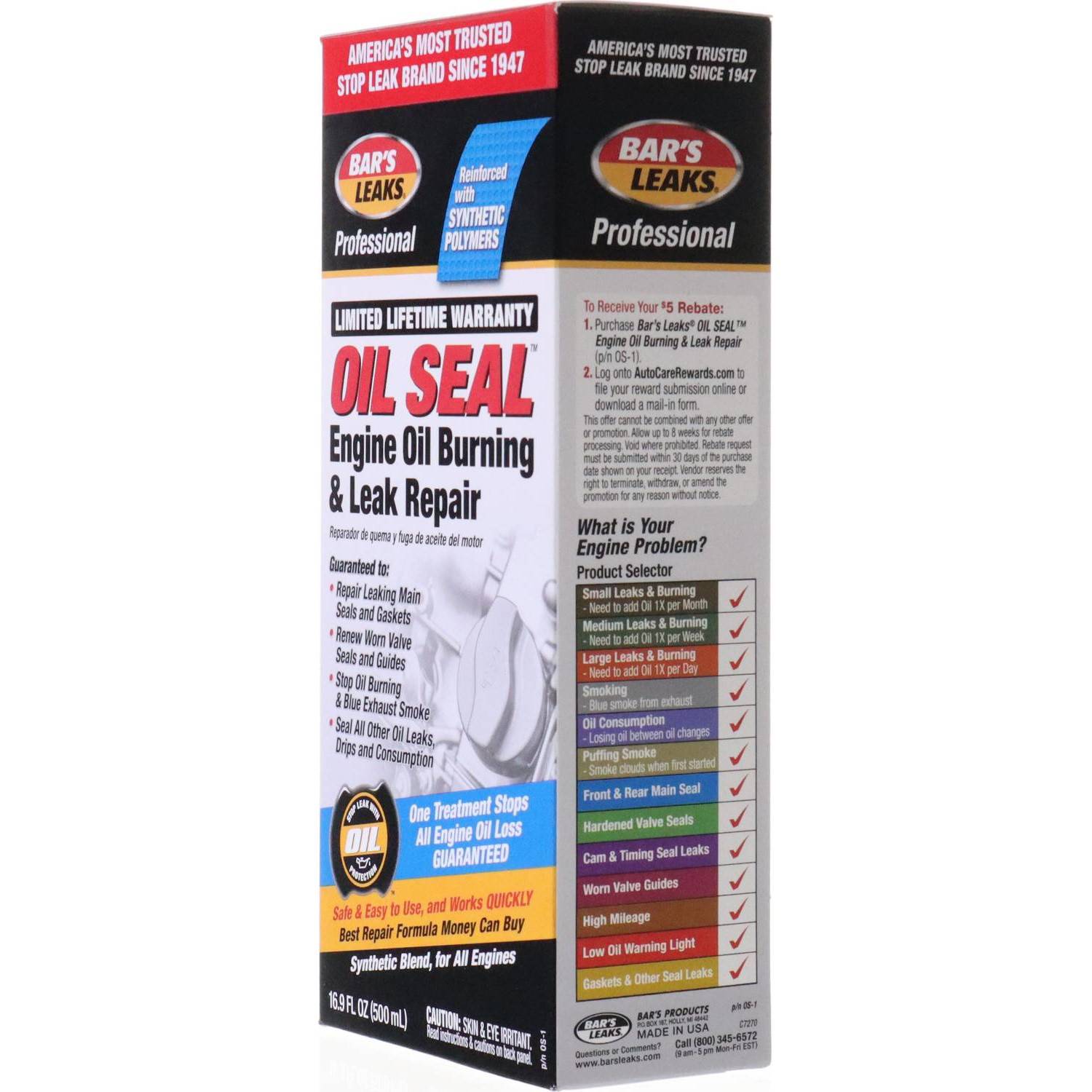 Bar S Leaks Engine Repair Ounce OS 1 O Reilly Auto Parts