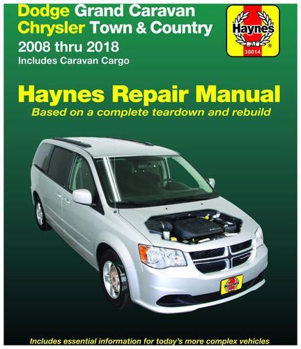 Haynes 08 12 Dodge Grand Caravan Chrysler Town And Country Repair Man