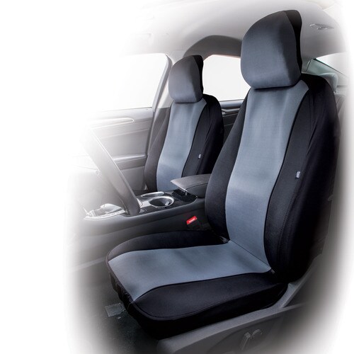 List Seat Covers (Universal) Bucket Black O'Reilly Auto Parts