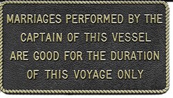 Bernard Engraving - Adhesive Marine Fun Plaque