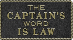 Bernard Engraving - Adhesive Marine Fun Plaque