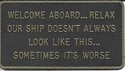 Bernard Engraving - Adhesive Marine Fun Plaque