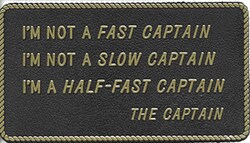 Bernard Engraving - Adhesive Marine Fun Plaque