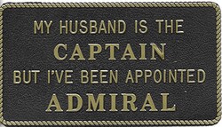 Bernard Engraving - Adhesive Marine Fun Plaque