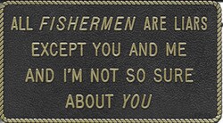 Bernard Engraving - Adhesive Marine Fun Plaque