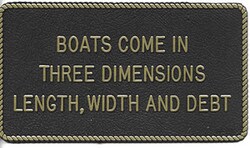 Bernard Engraving - Adhesive Marine Fun Plaque