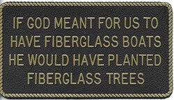 Bernard Engraving - Adhesive Marine Fun Plaque