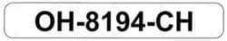 Bernard Engraving - Marine Registration Plate