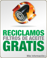 Reciclamos Filtros de Aceite GRATIS
