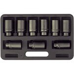 Axle nut socket set (nine pieces)