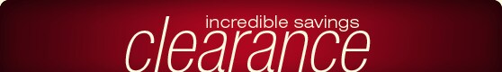 Clearance Items...