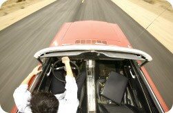 Man Driving Car Confidently
