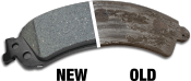 Comparison of Old and New Brakes