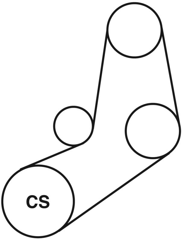 MasterPro Serpentine Belt K060492 O'Reilly Auto Parts