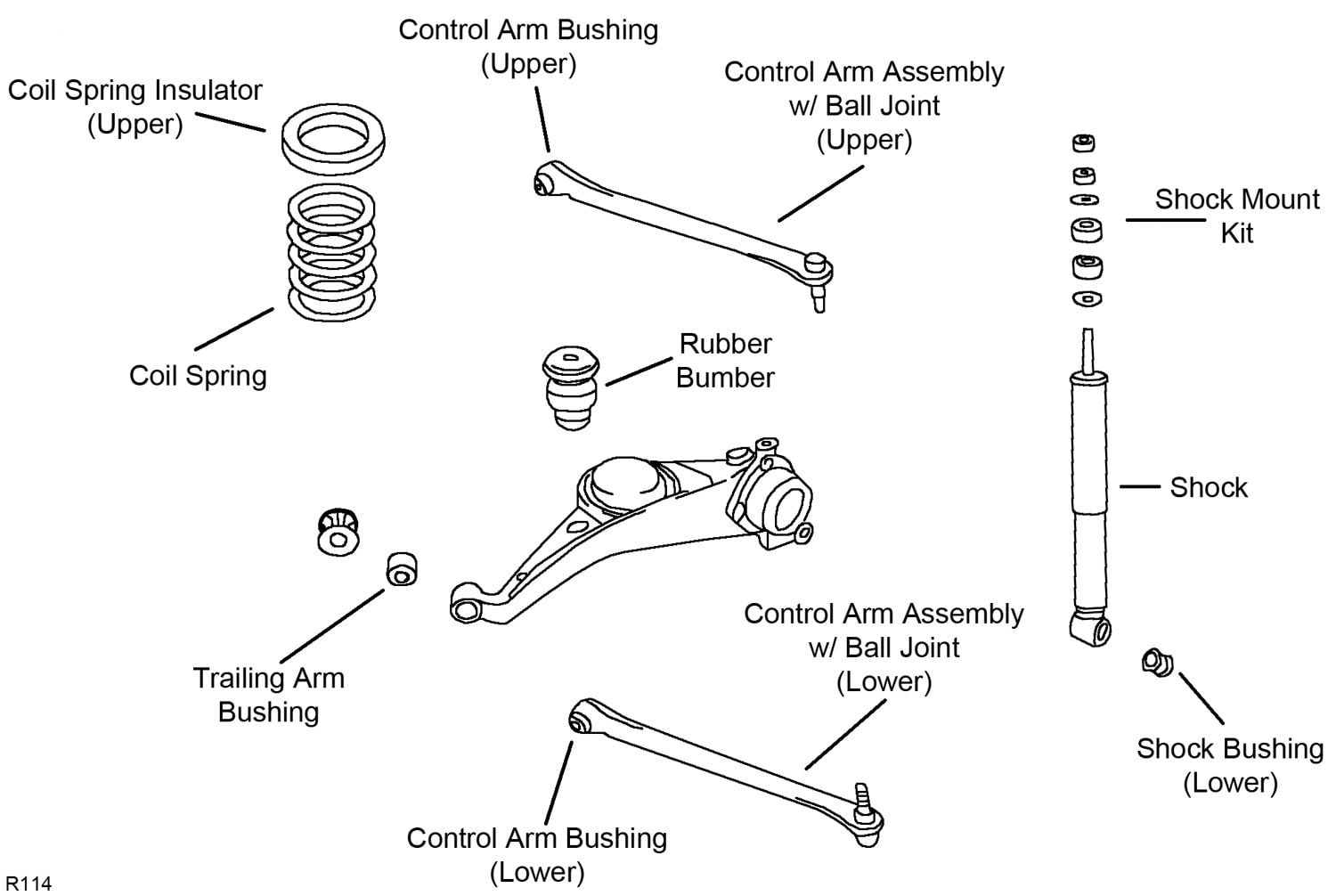 Moog Trailing Arm Bushing K201678 | O'Reilly Auto Parts