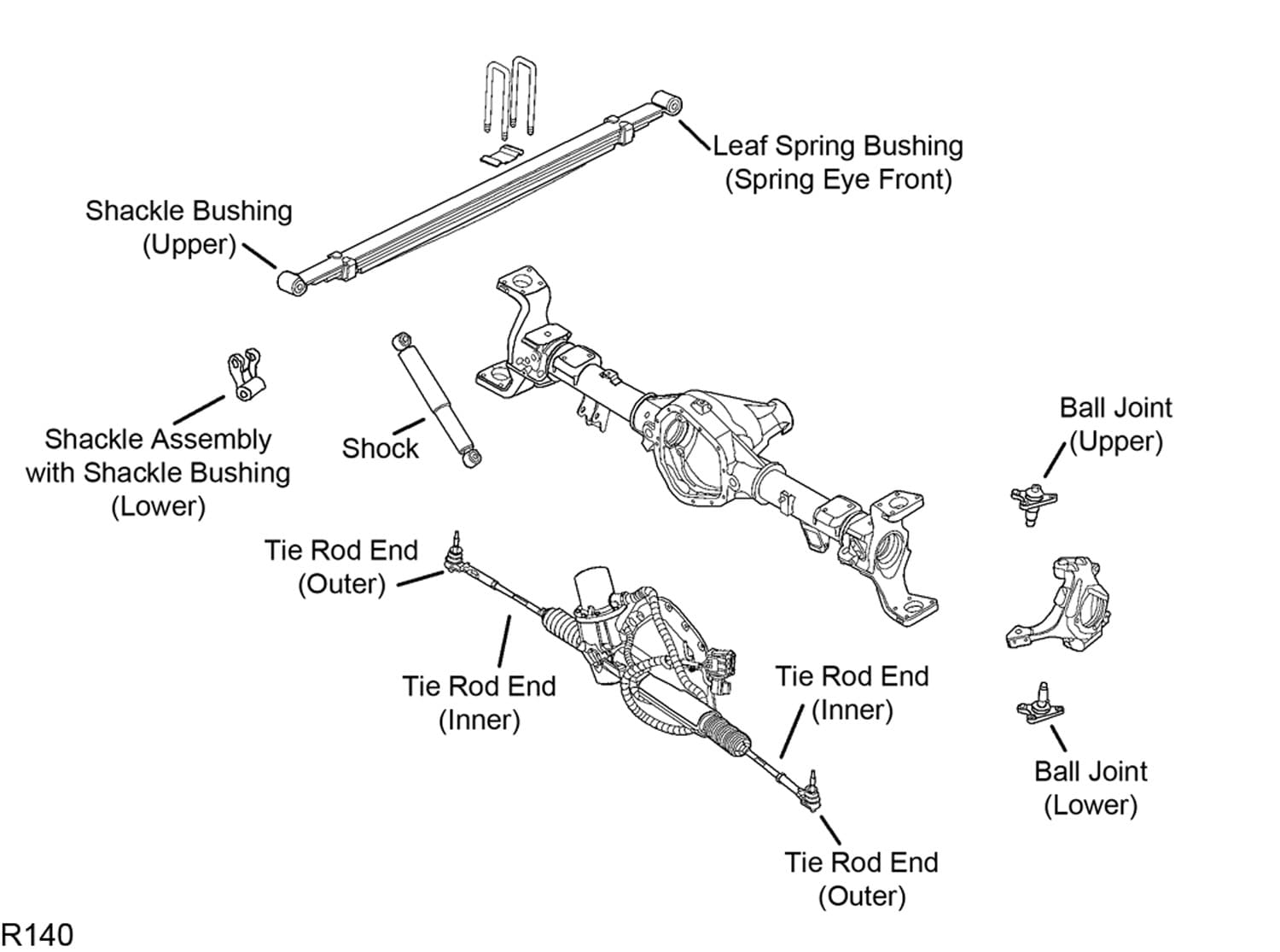 Moog Tie Rod End EV800285 O'Reilly Auto Parts