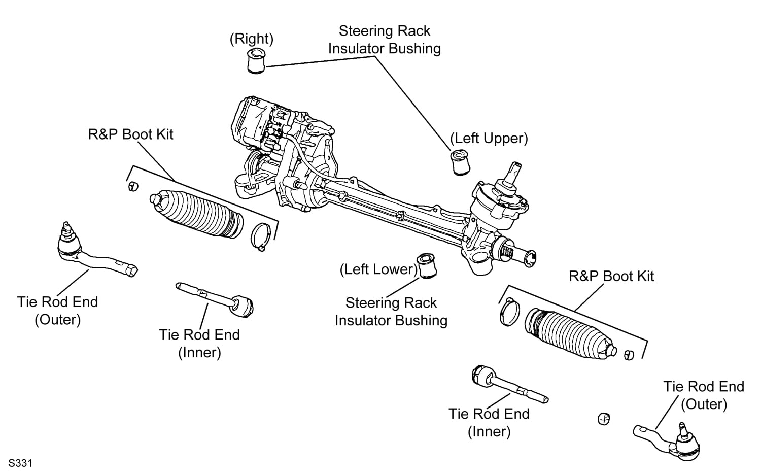 Moog Tie Rod End EV800774 | O'Reilly Auto Parts