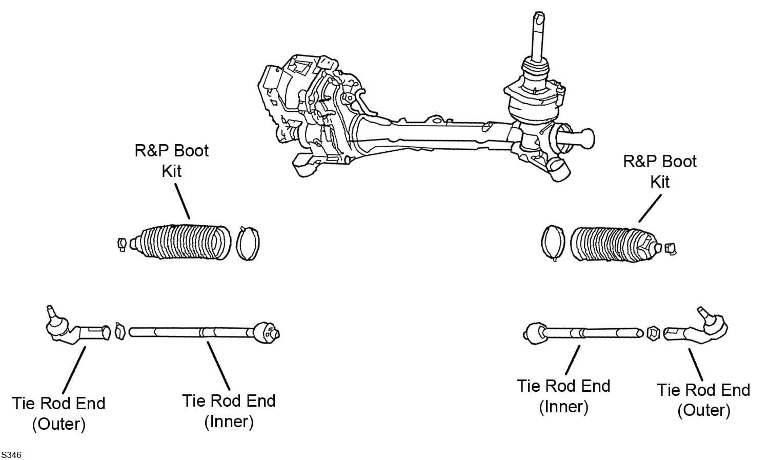 Moog Tie Rod End EV800898 | O'Reilly Auto Parts