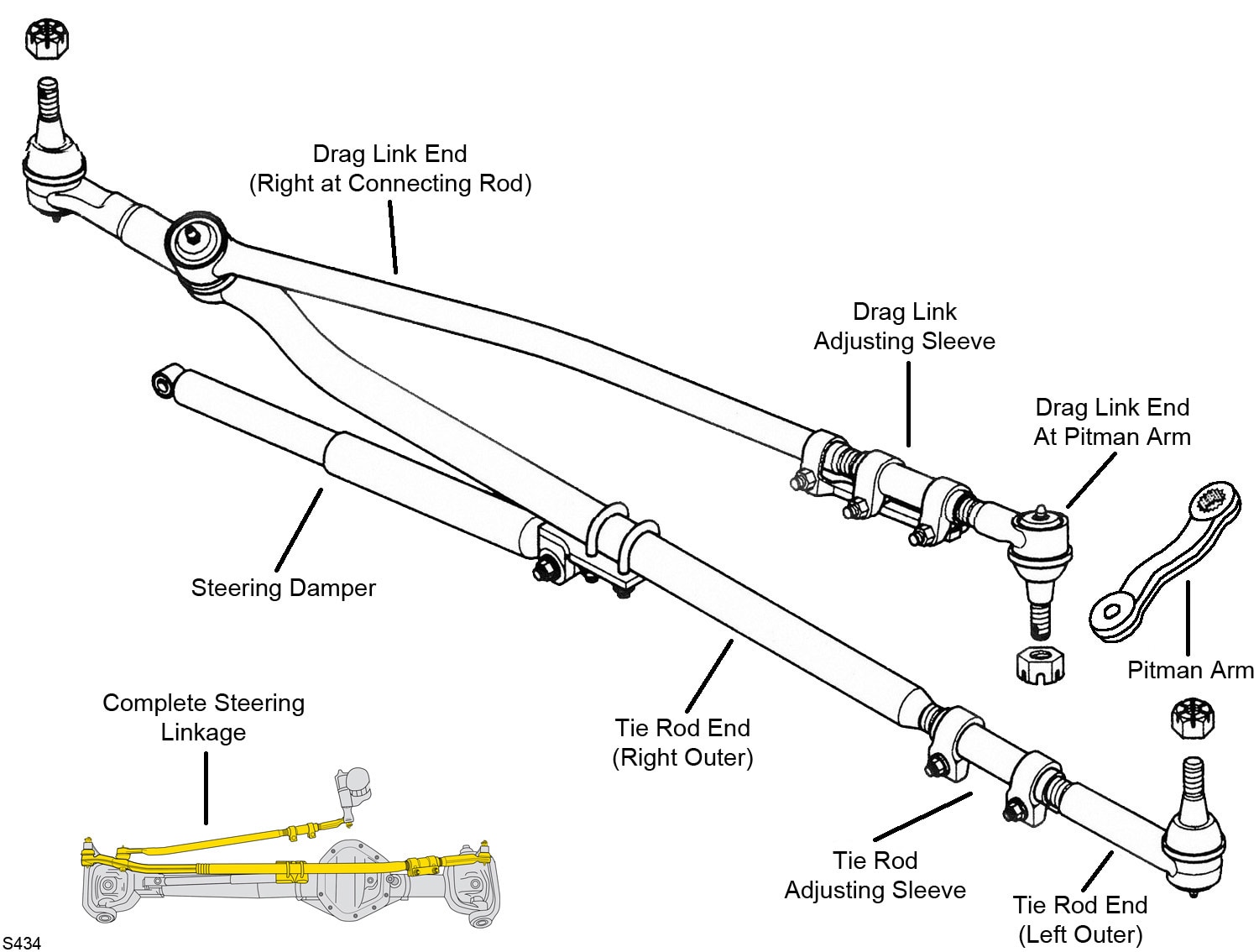 Moog Steering Linkage Assembly DS800981A | O'Reilly Auto Parts