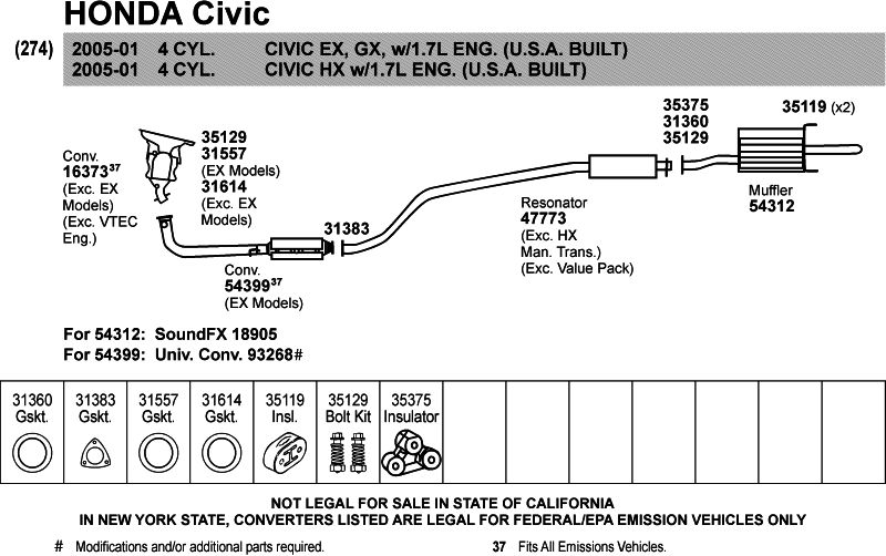 Walker SoundFX Muffler 18905 | O'Reilly Auto Parts