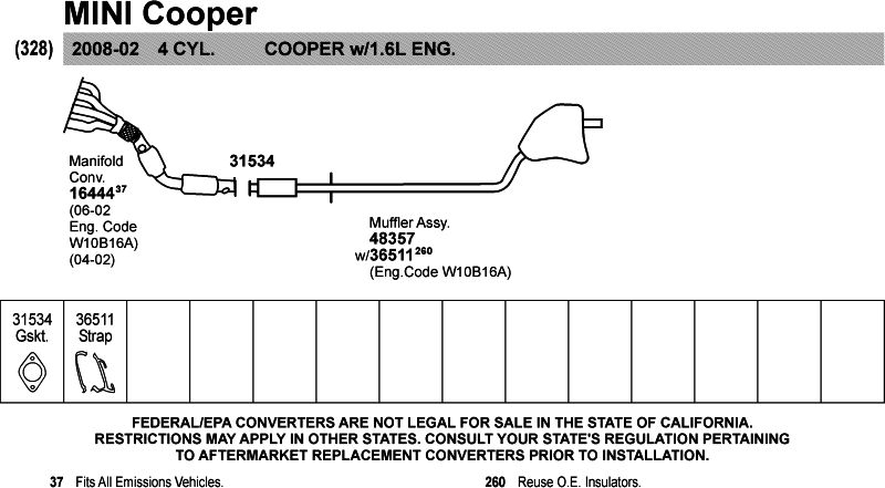 Walker Quiet-Flow SS Exhaust Muffler 48357 | O'Reilly Auto Parts