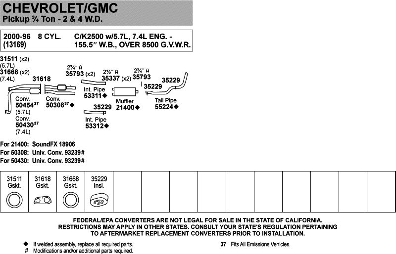 Walker SoundFX Muffler 18906 O'Reilly Auto Parts