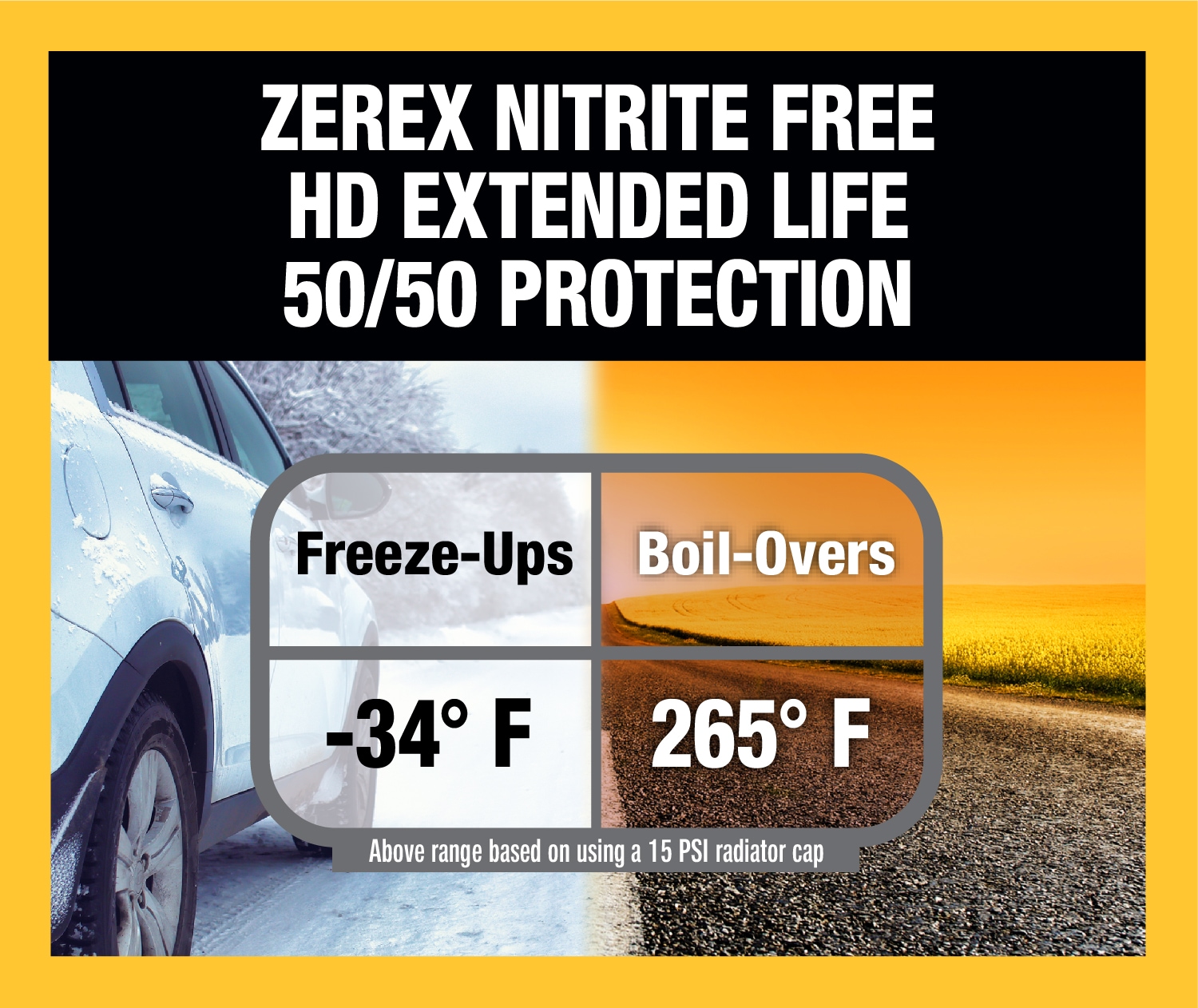 Zerex 1 Gallon Yellow 50/50 Antifreeze/Coolant 846437 | O Zerex 1 Gallon Yellow 50/50 Antifreeze/Coolant 846437 | O