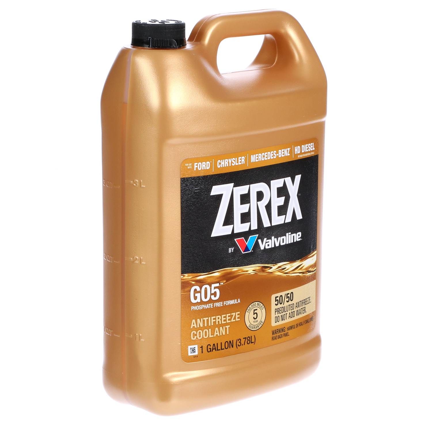 Zerex Gallon Yellow Concentrate Antifreeze/Coolant ZXG051, 49% OFF