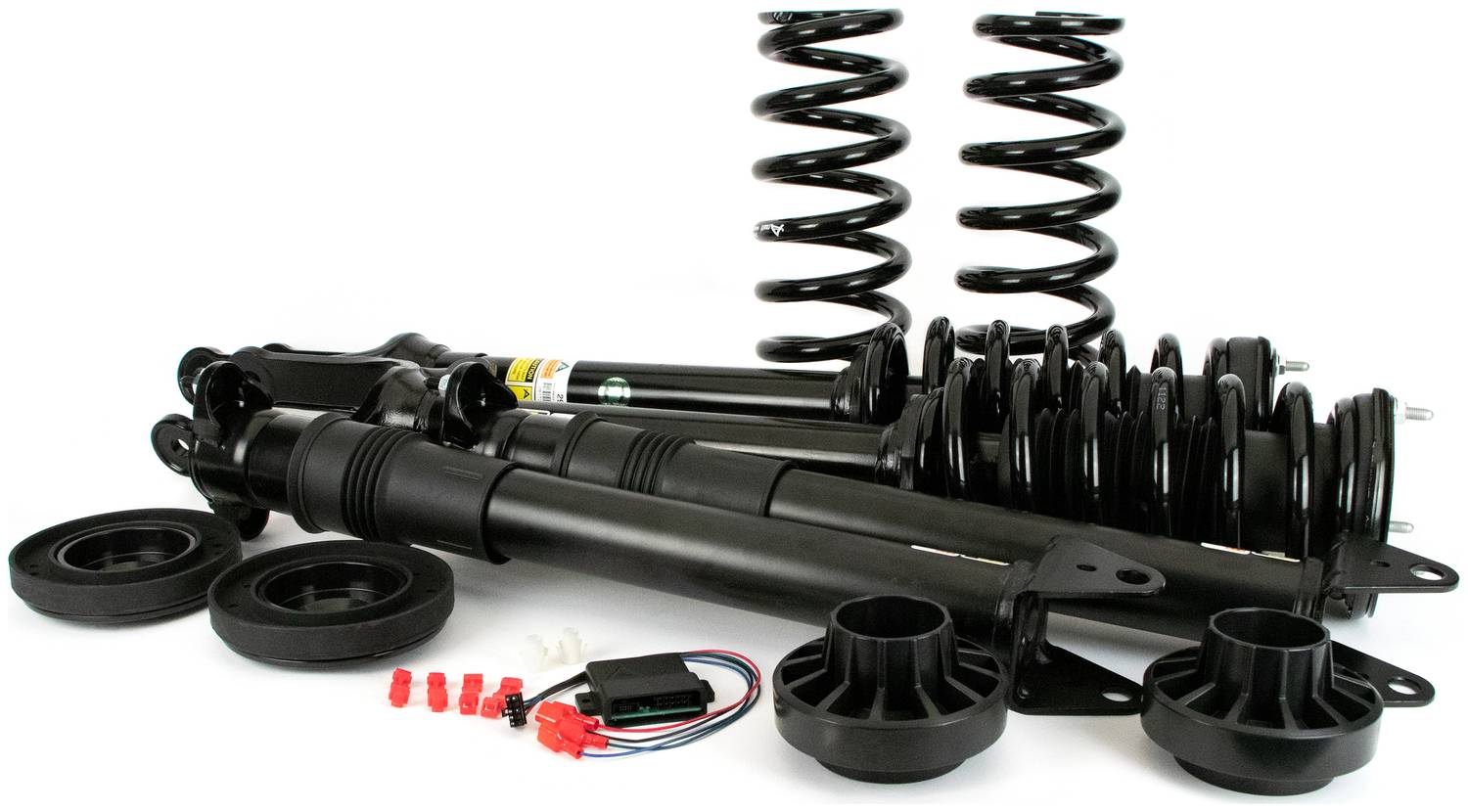 Arnott C-2667 Coil Spring Conversion Kit - Black Rubber, Replaces Air Suspension, USA Made
