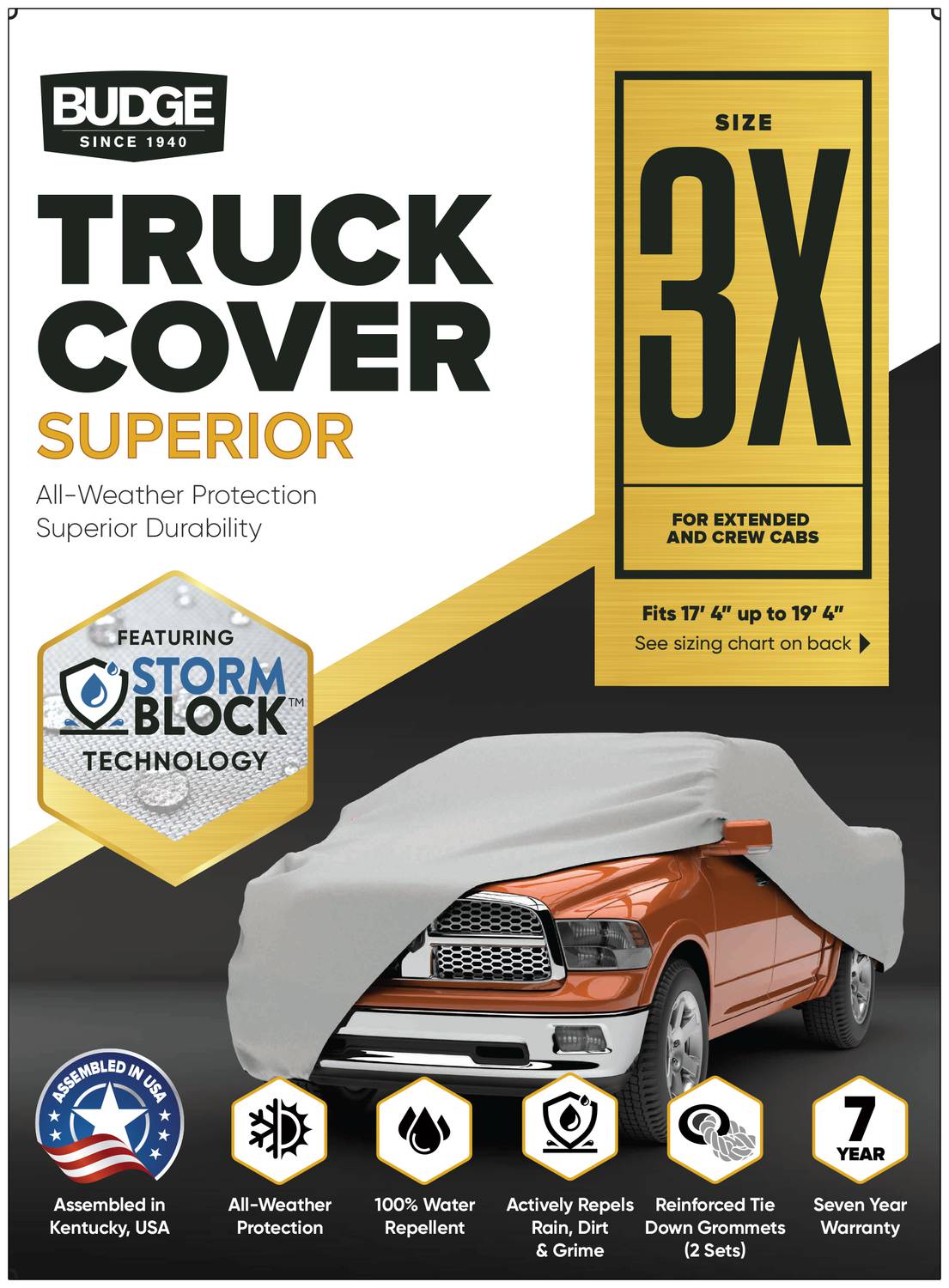 Budge deals truck cover