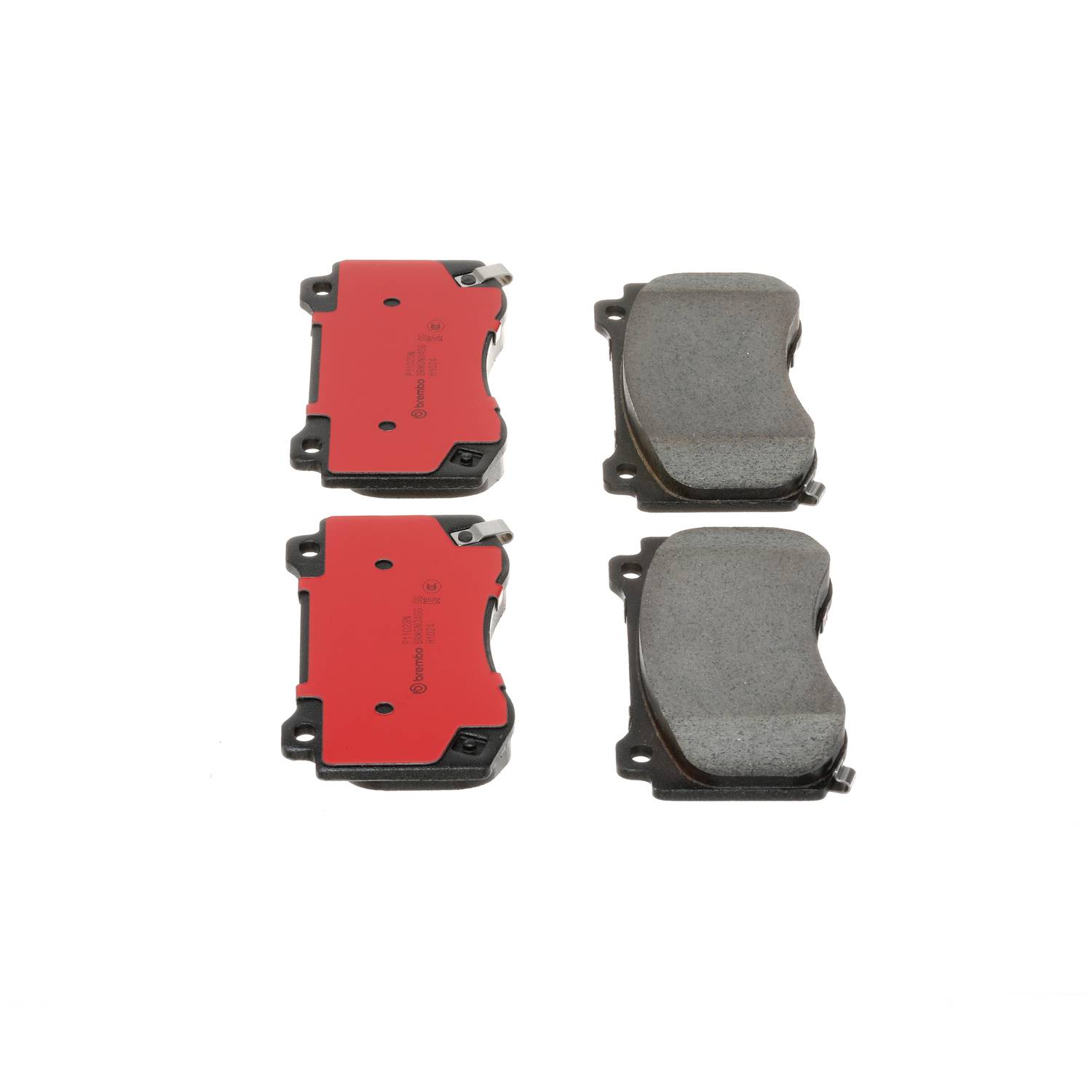 thumbnail image 2 of Brembo P11023N Front Ceramic Brake Pad Set For 2005-14 Chrysler 300 SRT8 / 2006-20 Dodge Charger 2 of 3