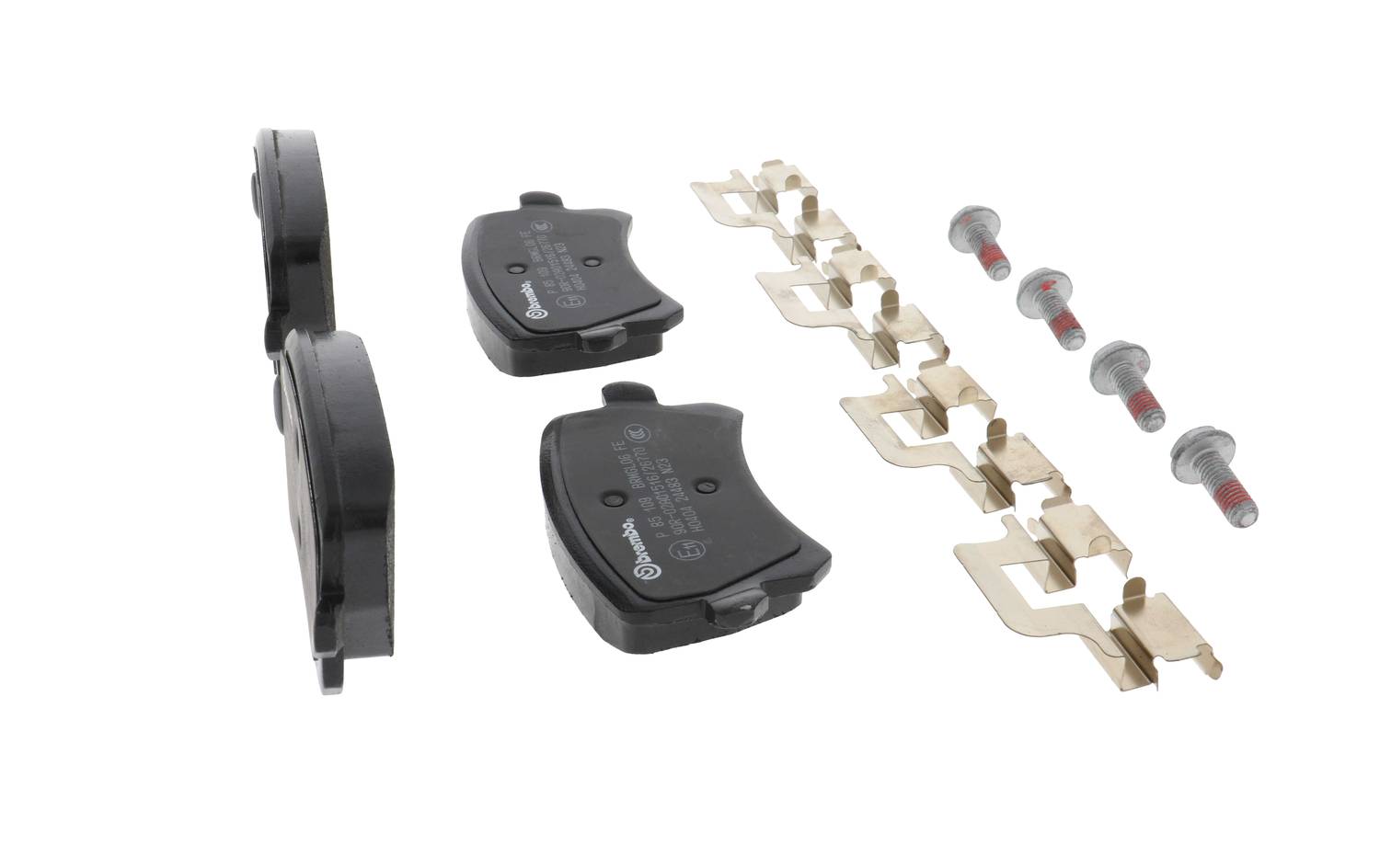 Brembo P 85 109X Brake Pad Set Excl. Wear Warning Contact, With Brake – ML Performance