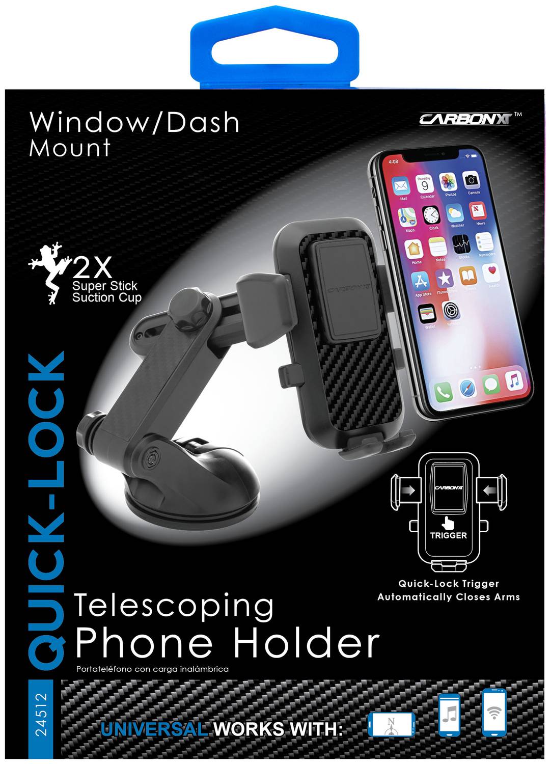 Custom Accessories CarbonXT Phone Holder 24512 | O'Reilly Custom Accessories CarbonXT Phone Holder 24512 | O'Reilly
