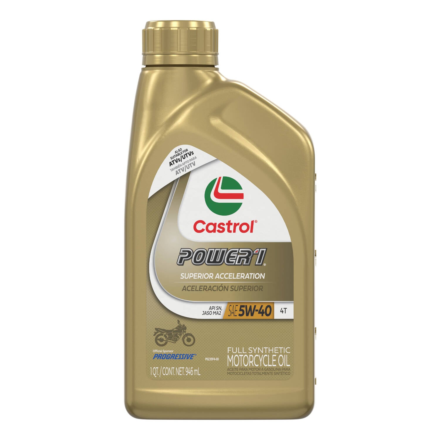 Castrol Power RS Racing 4T Full Synthetic Motorcycle Motor Oil 5W