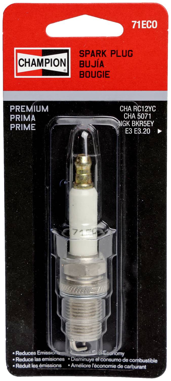 ハチチャン Champion Plug Number QC12YCX Spark Plug 71ECO | O'Reilly