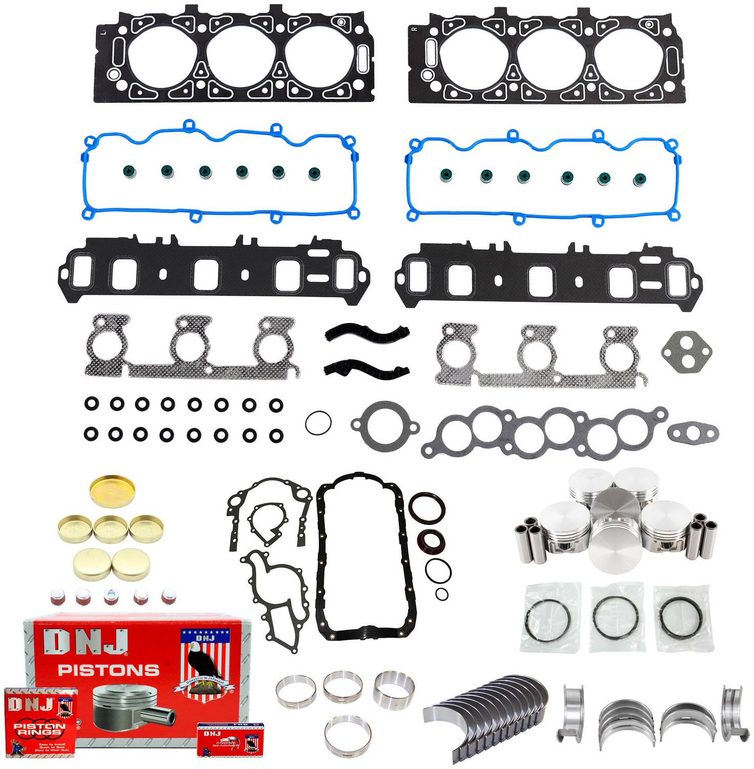 Saab Subaru Engine Gasket Set FGS7015 DNJ Engine Components FGS7015 - View #6