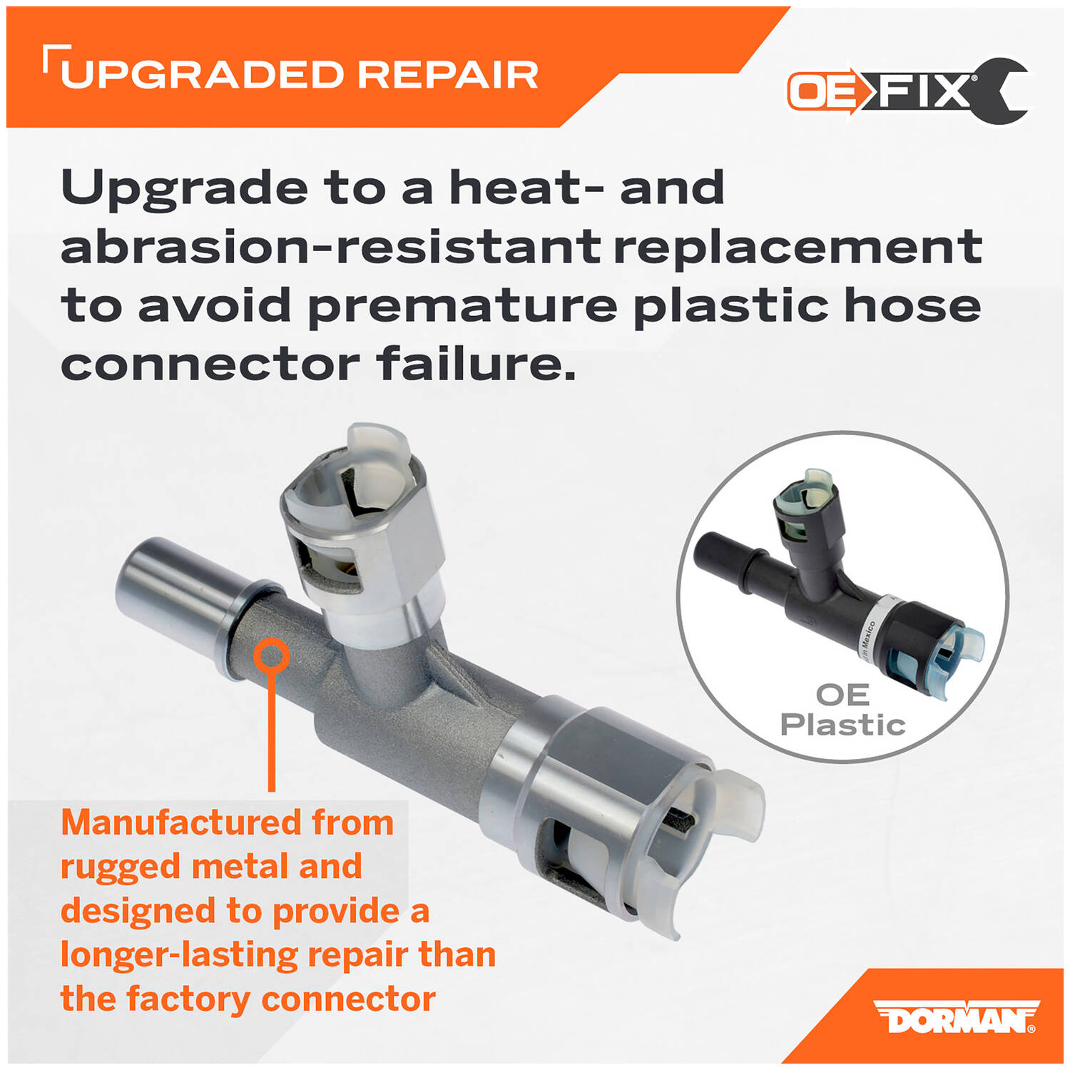 Dorman 800-403HP Metal Heater Hose Connector 5/8 X 5/8 Compatible With Select Models - View #12