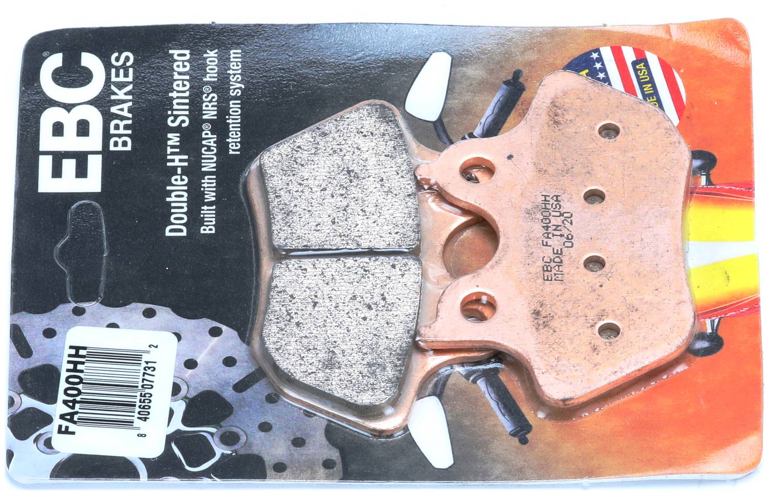 Fenders EBCブレーキパッドHH 19901993の焼結ZR 550 Zephyrフロント1ペア EBC Brake Pads HH