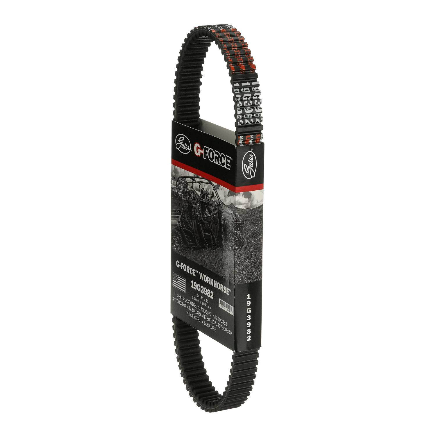 Courroie CVT Gates G-Force Redline - Haute Performance Pour Quad, Buggy, Scooters - Accélération Améliorée - 6