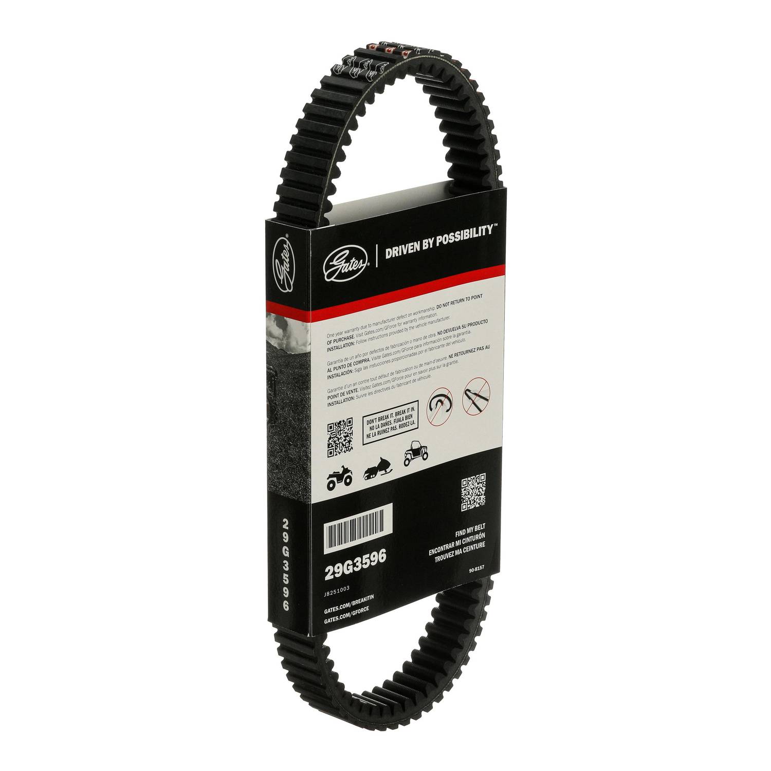 【特別送料無料！】 Gates G-Force CVT Belt 1-1/4 Inch x 37-1/8 Inch 29G3596 | O その他
