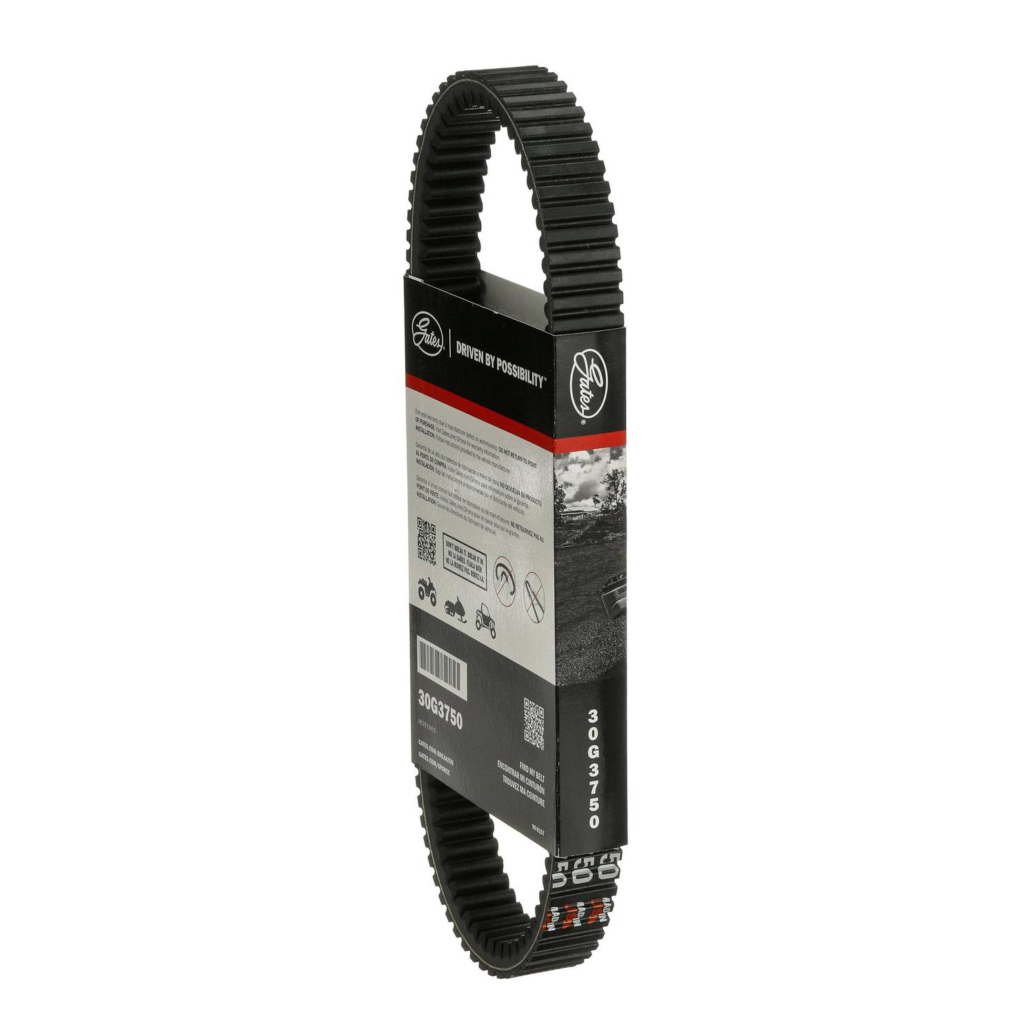 thumbnail image 2 of Gates G-Force CVT Drive Belt – 30G3750 – 16" Length X 6.5" Width 2 of 4