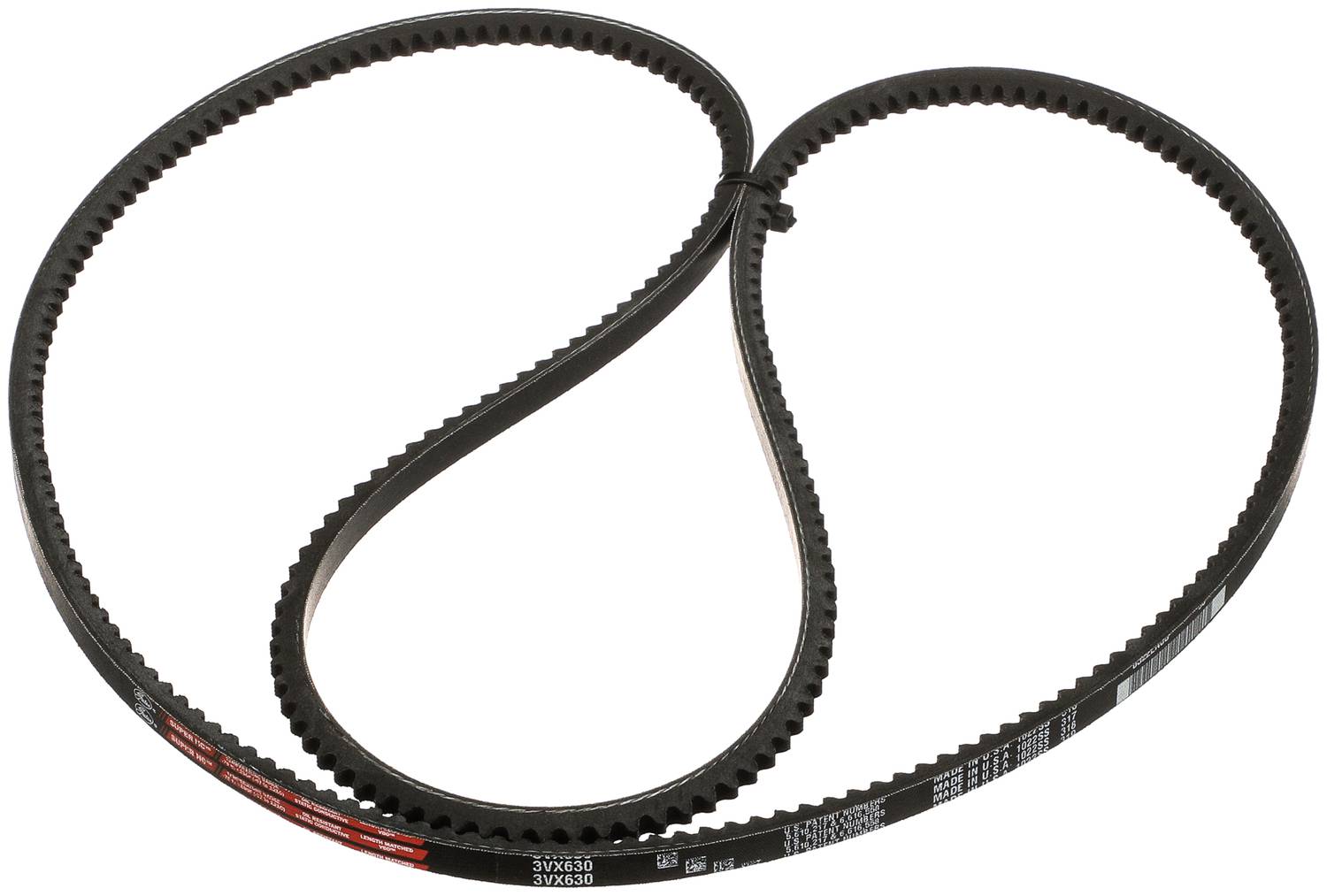 Gates Super HC V-Belt 3/8 Inch x 63 Inch 3VX630 | O'Reilly
