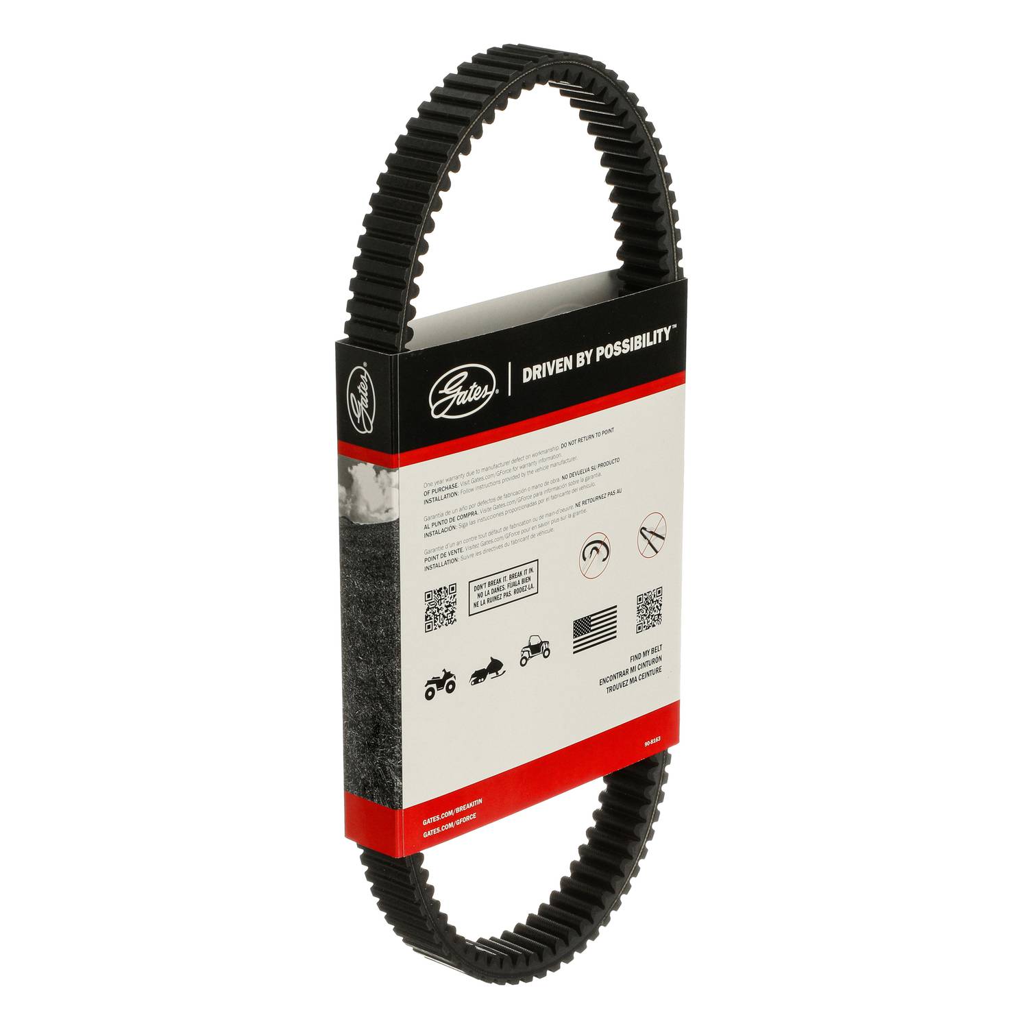 Gates G-Force CVT Belt 1-3/8 Inch x 36-7/8 Inch 40G3569 | O