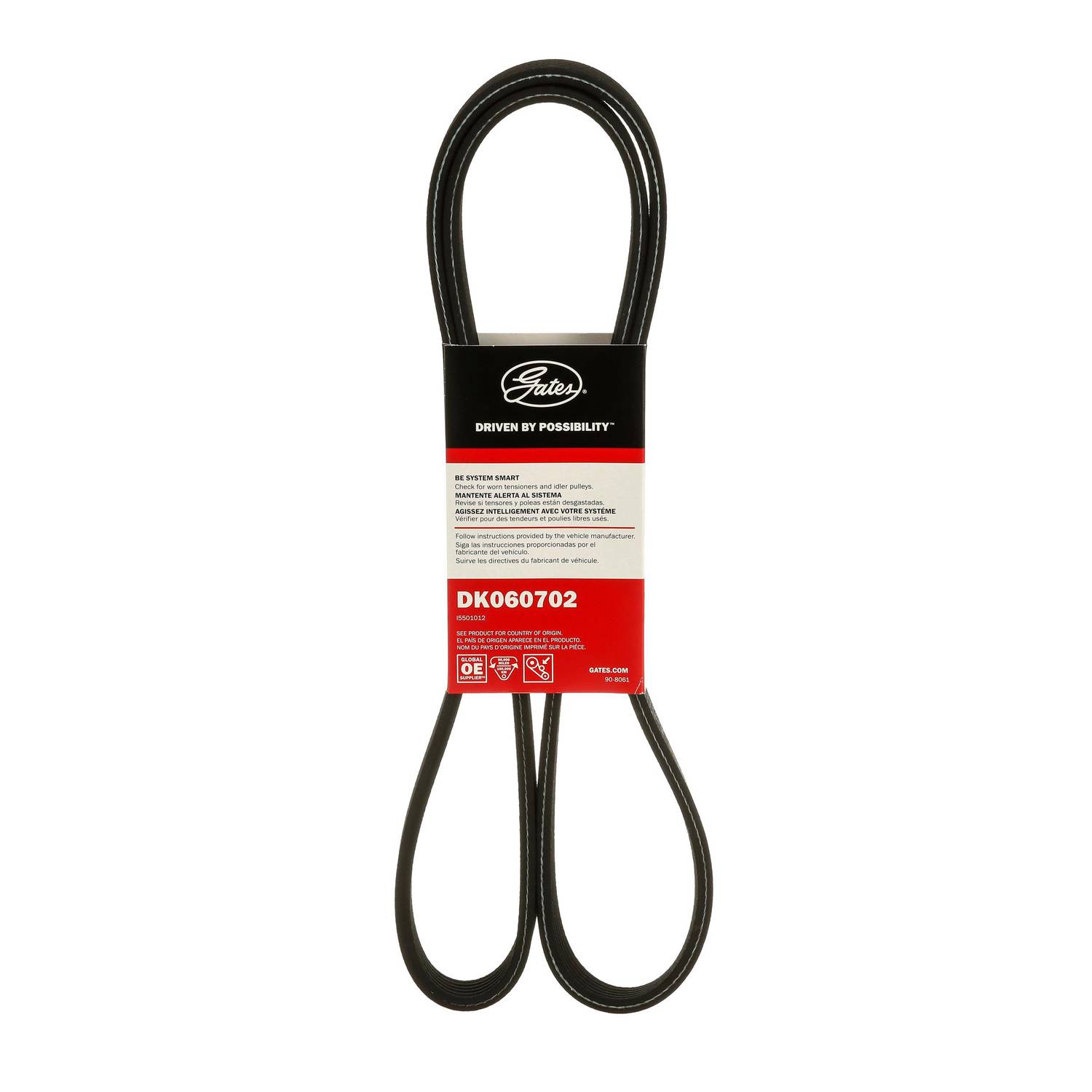 ビタレバン　6本　⑦ Gates Micro-V Serpentine Belt 6 Rib 71-3/16 Inch DK060702 | O