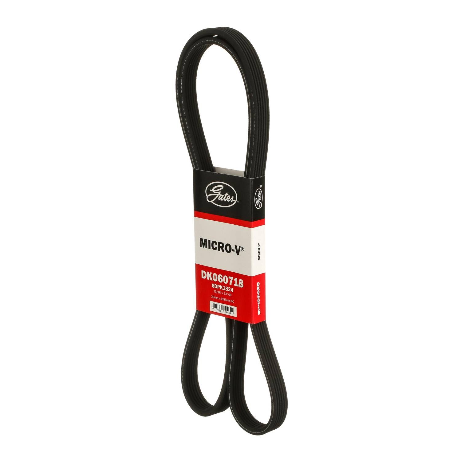 kt Gates Micro-V Serpentine Belt 6 Rib 73 Inch DK060718 | O