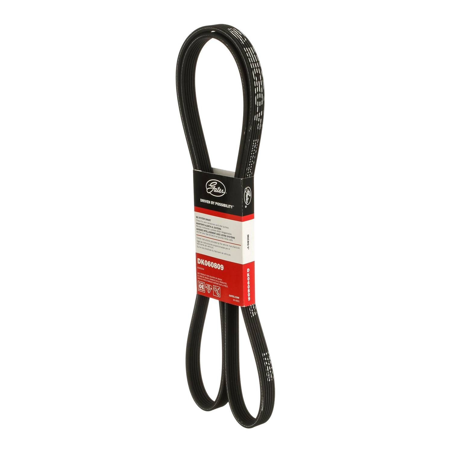 Courroie Poly-V Gates 6PK1328 - 6 Nervures, 1328mm, Compatible Audi, Mercedes, Opel, Etc.