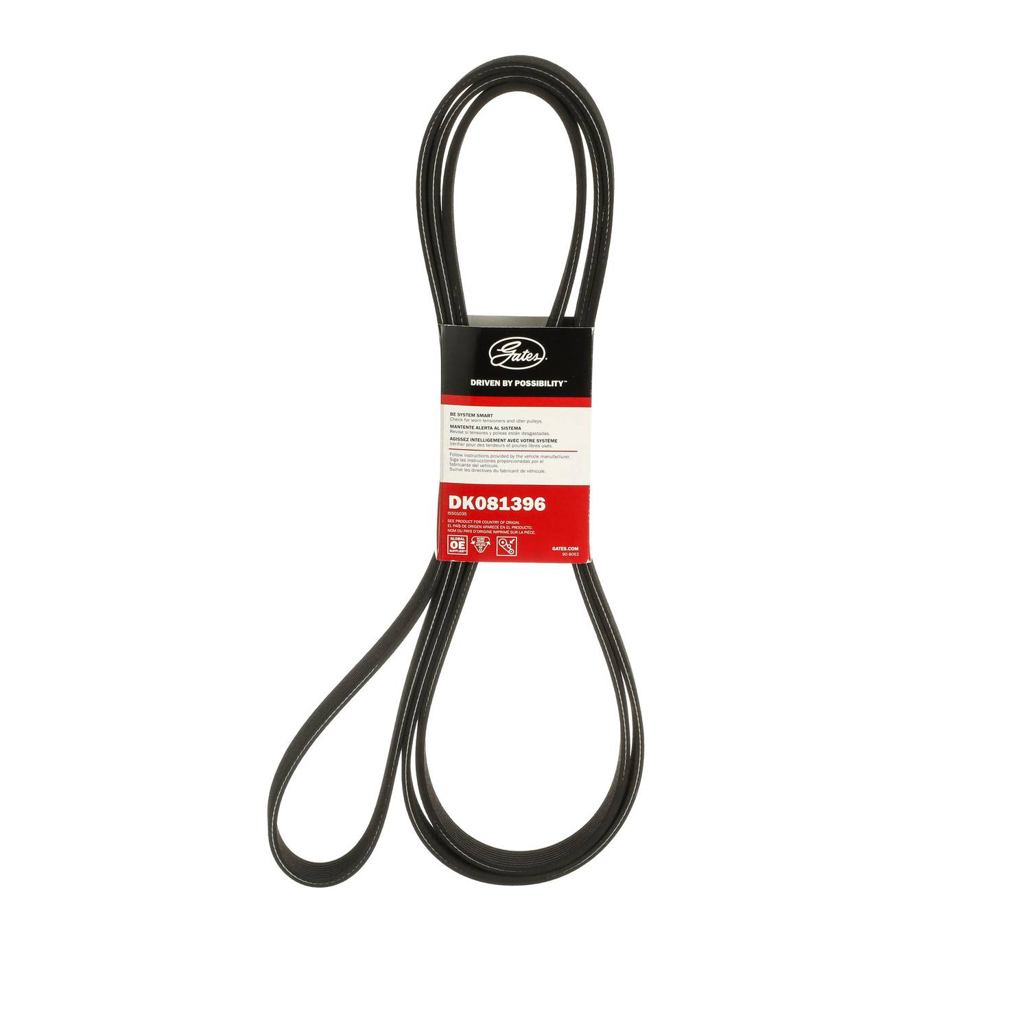 Gates Micro-V Serpentine Belt 8 Rib 140-11/16 Inch DK081396