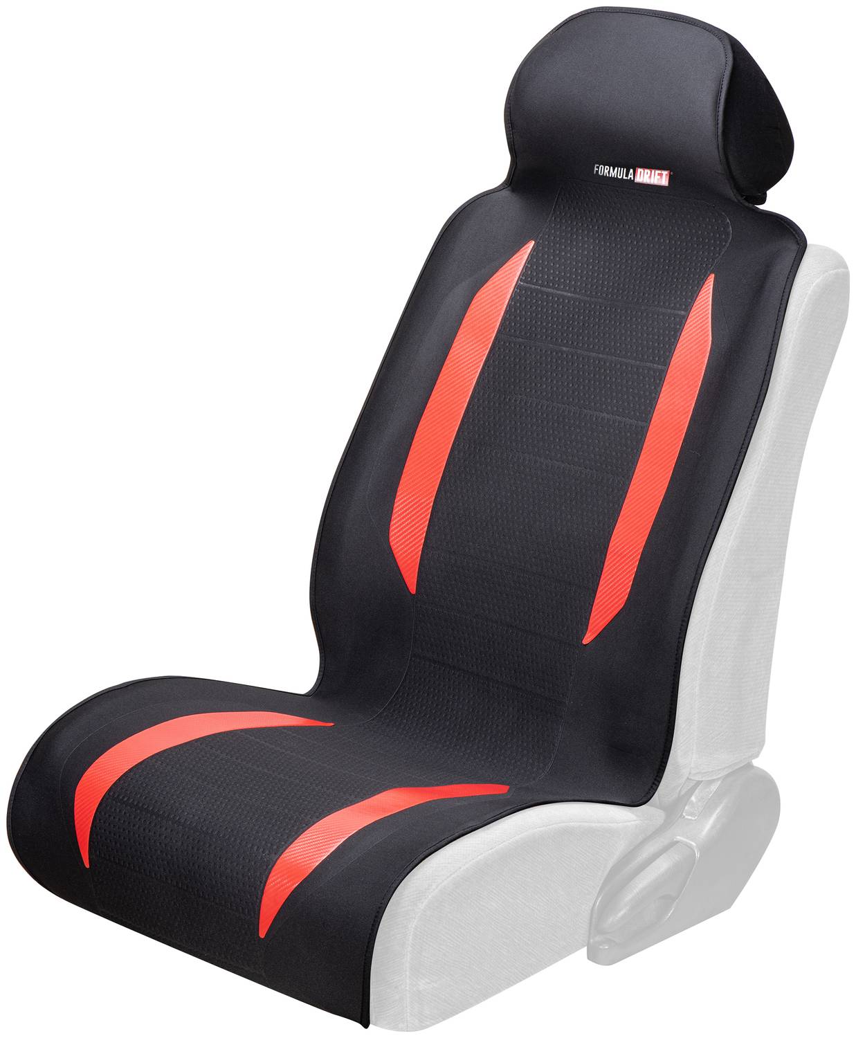 Uxcell Front Bucket Seat Cover – Red & Black – Universal Fit For Most Cars & Trucks – 1 Piece