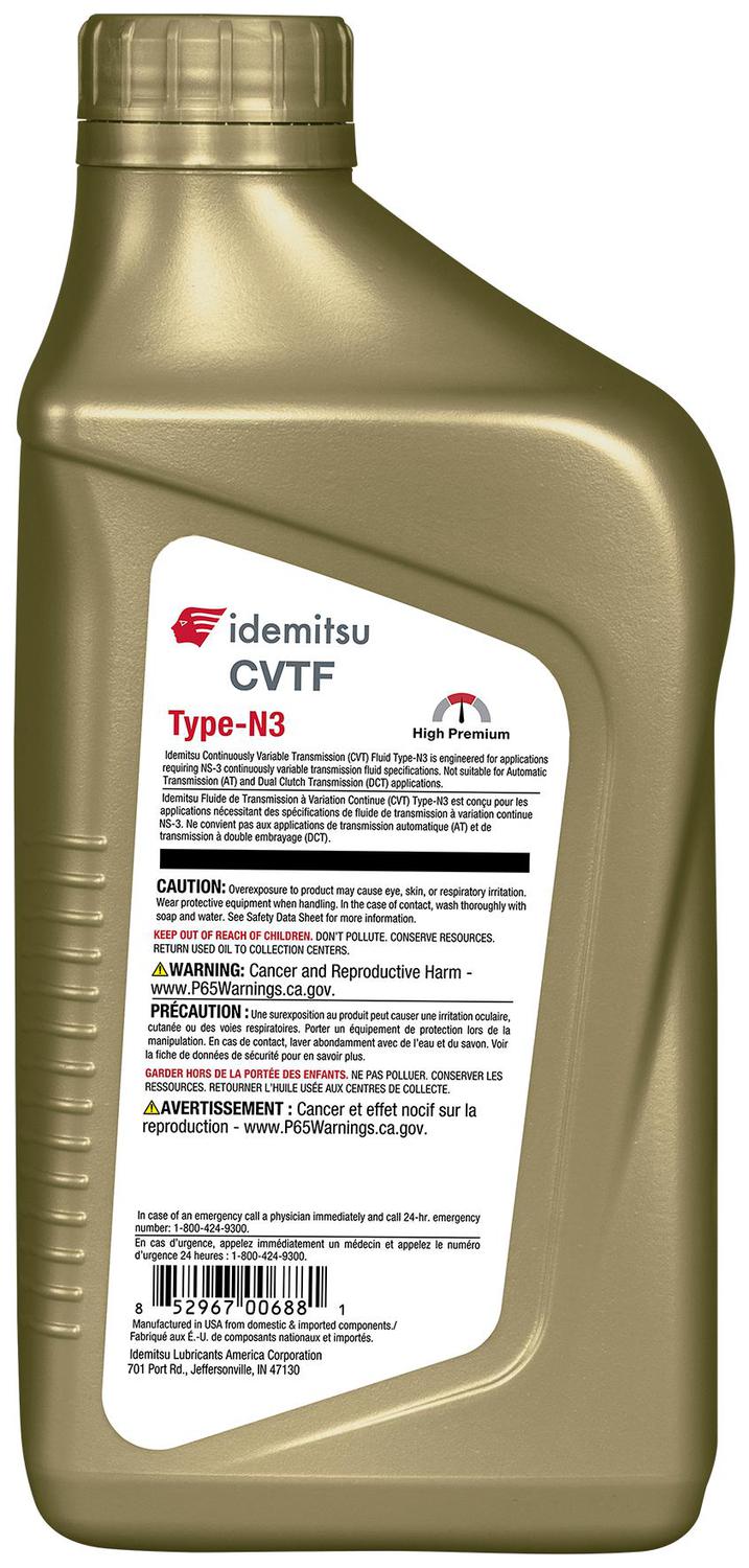 Idemitsu Lubricants Transmission Fluid N3 N3 | O'Reilly Auto