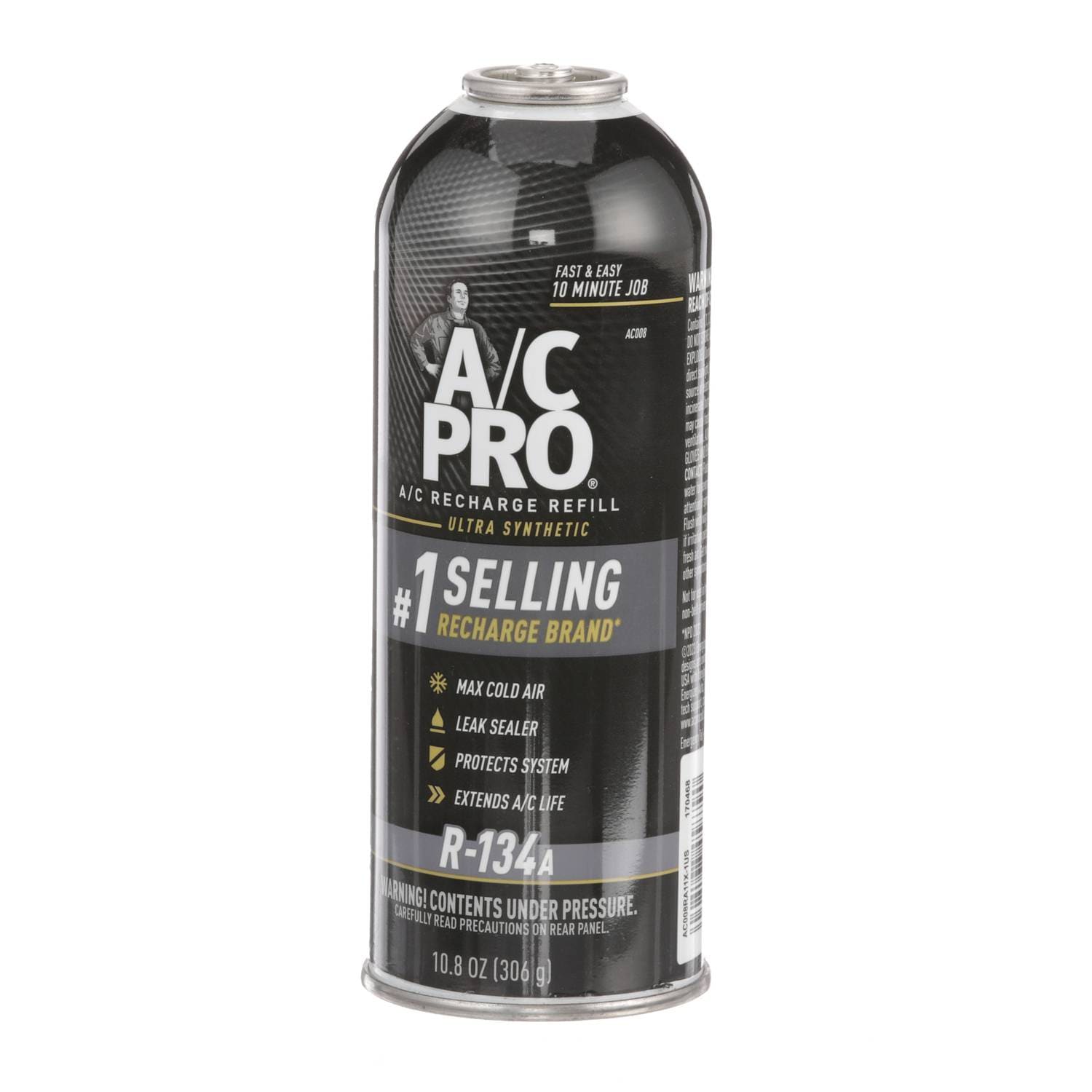 A/C Pro R134a R-134a Refrigerant 10.8 Ounce AC008 | O'Reilly Auto